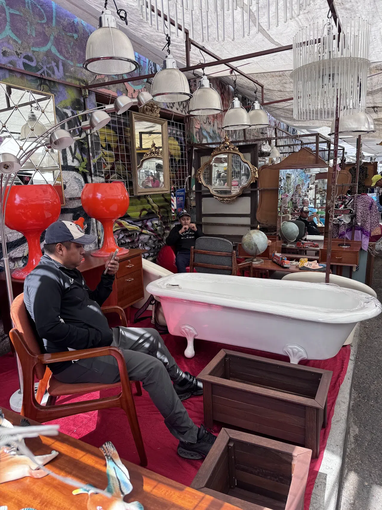 Digging for Colonial Furniture at La Lagunilla, Mexico City