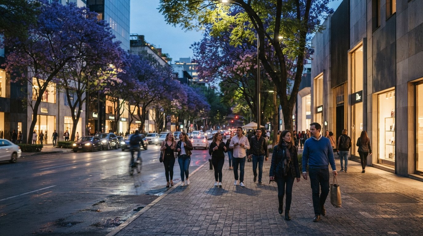 Polanco, Mexico City: where the city dresses up